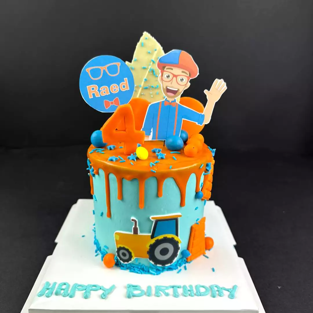 Blippi Birthday Cake Topper & Blippi Cupcake Toppers Kit Vehicle -  Walmart.com