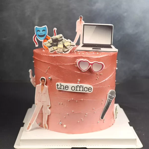 Office Girl Custom Cake in Dubai