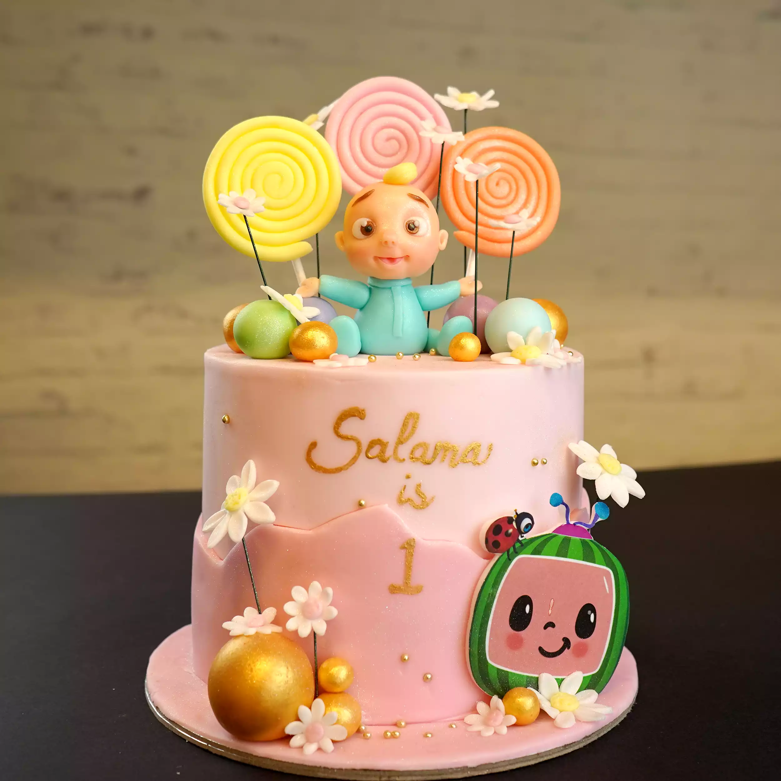 Cocomelon Girl Theme Cake in Dubai