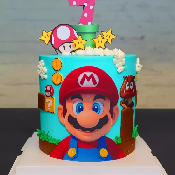 Super Mario Theme Cake in Dubai - Cake Away | Premium and Custom Cake ...