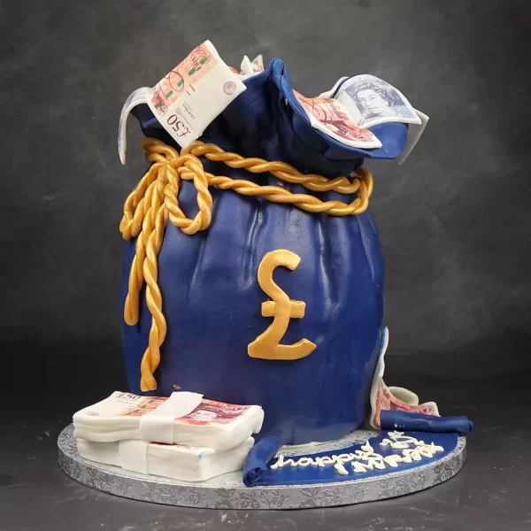 Bag of Money Cake in Dubai