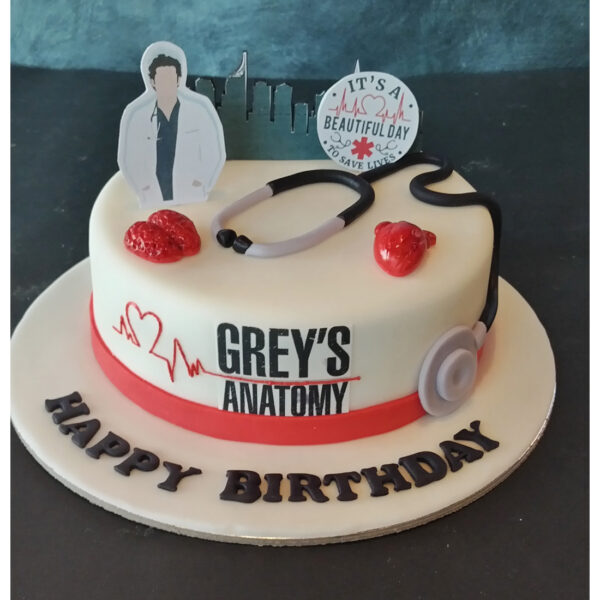Grey's Anatomy TV Show Cake