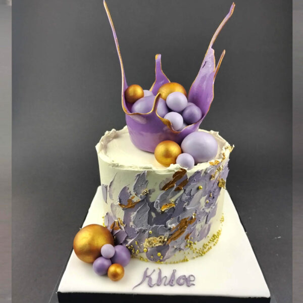 Purple Elegant Cake