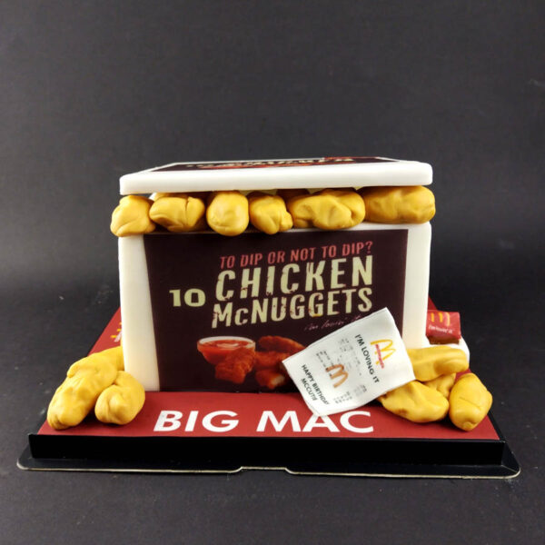 Big Mac Chicken Nuggets Theme Cake