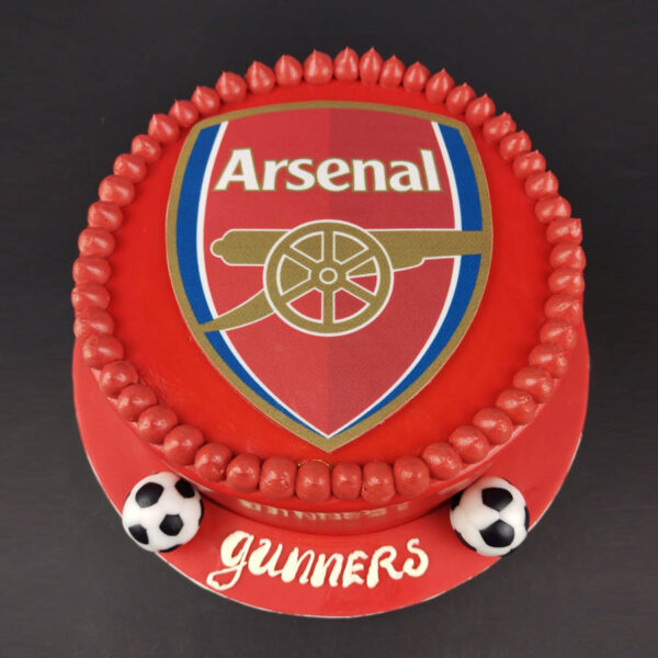 Arsenal Theme Cake