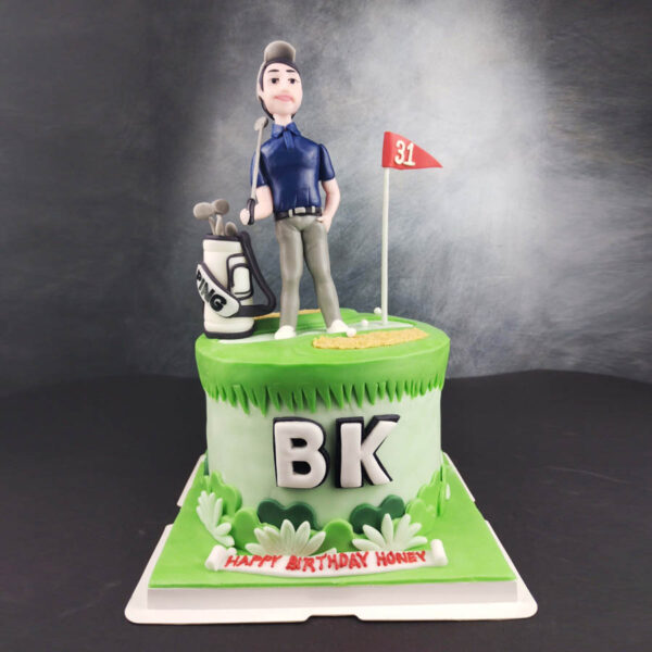 Golf Player Cake