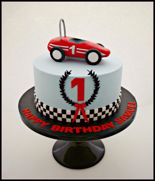 Red Racing Car Cake