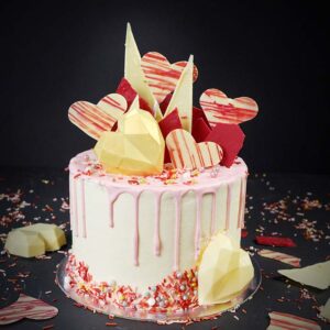 Valentine Day Heart Cake