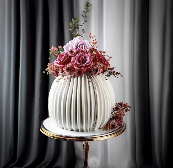 Elegant Flower Cake