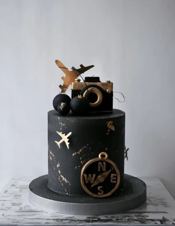 Elegant Aero Plane Cake