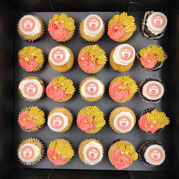 Diwali Eggless Mini Cupcakes