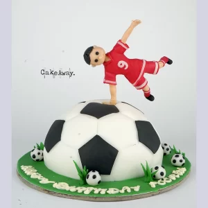 Football Player cake