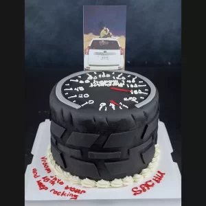 4x4 Off Road Tire Cake in Dubai