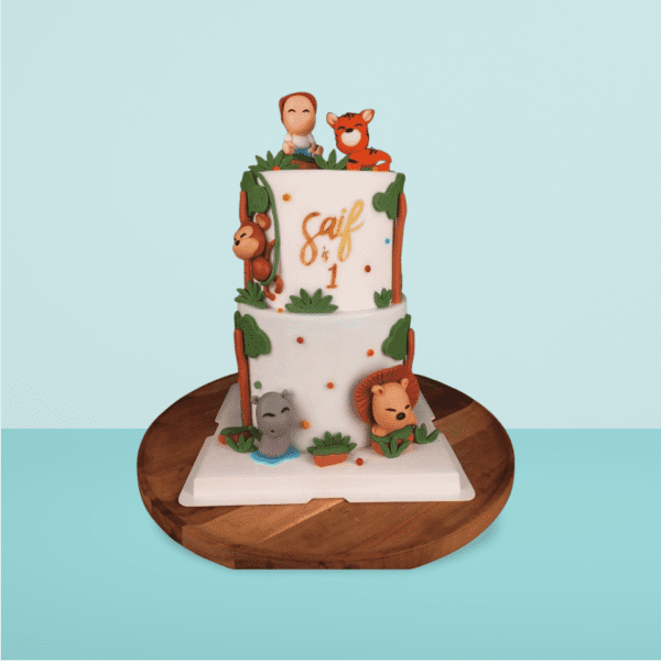 Animal_and_Boy_Theme_2_Tier_Cake