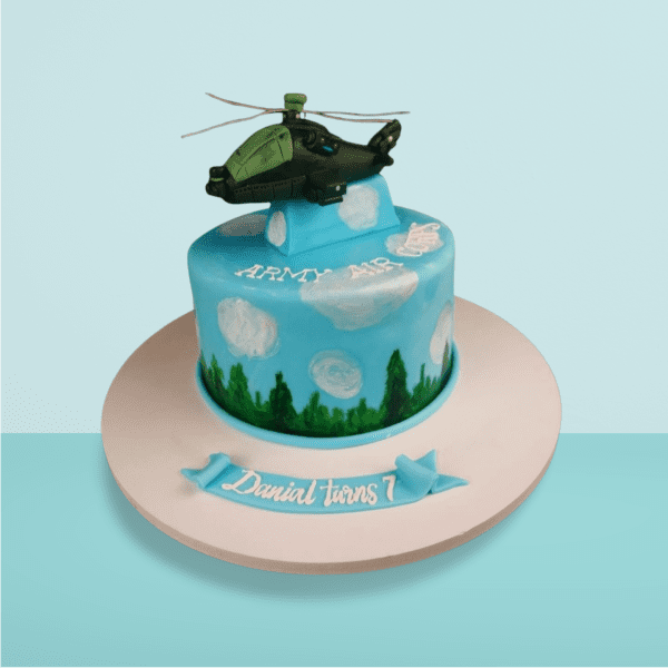 Army_Helicopter_Theme_Cake