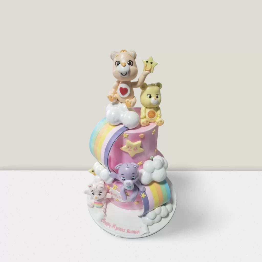 Care Bears Rainbow Cake - Fun & Colorful for Kids