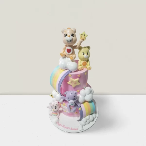 Care Bears Rainbow Cake - Fun & Colorful for Kids
