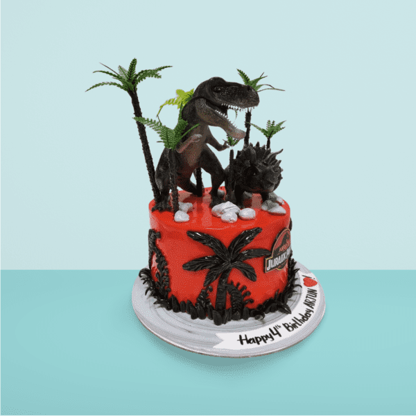 Dinosaur_Theme_T_Rex_Cake