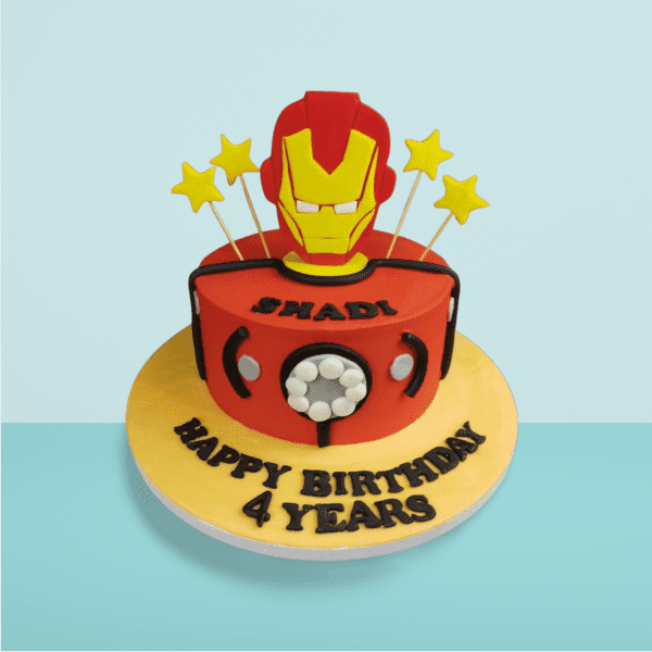 Ironman_Theme_Cake