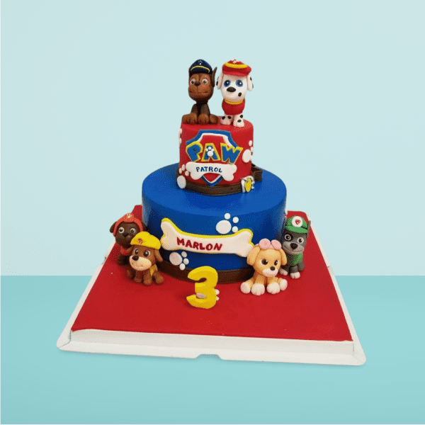 Paw Patrol Adventure Cake -Cartoon Theme Cake for Kids