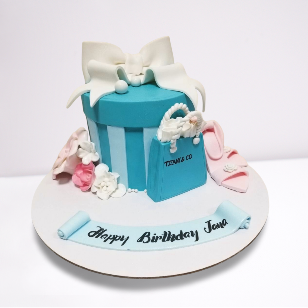 Tiffany & Co. Gift Box Cake for Girl ? Elegant and Chic