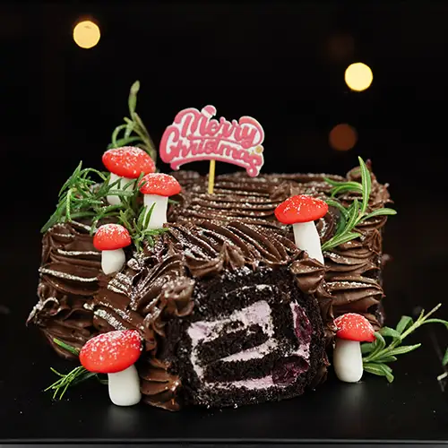 Christmas Yule Log Cake