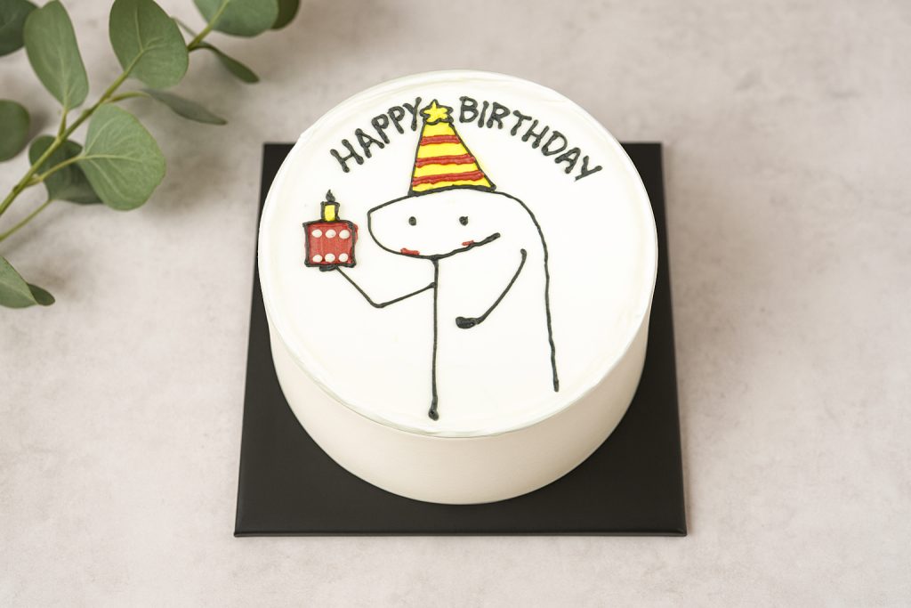 Birthday Flork Small Cake